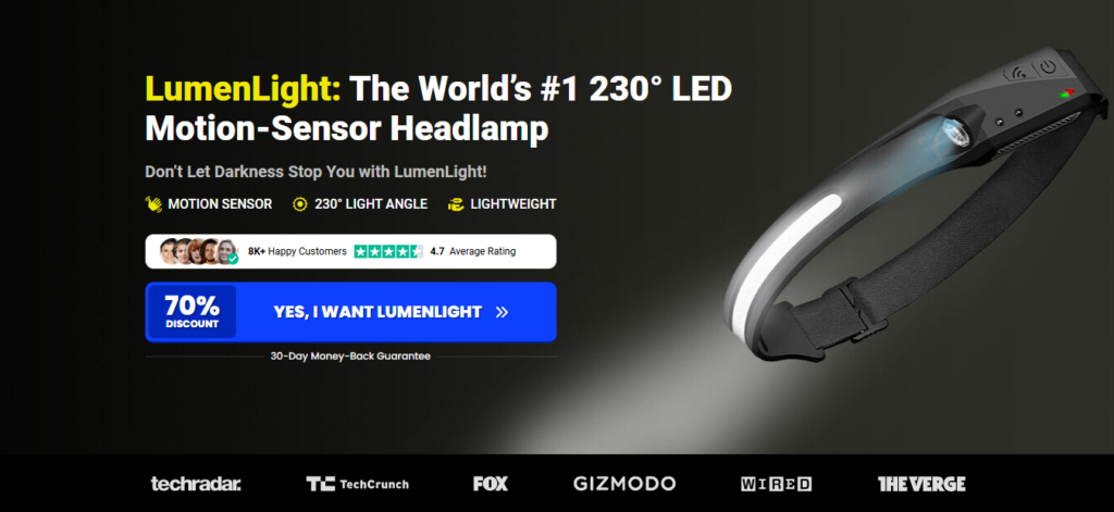 LumenLight LED Headlamp (INTL) BUY NOW