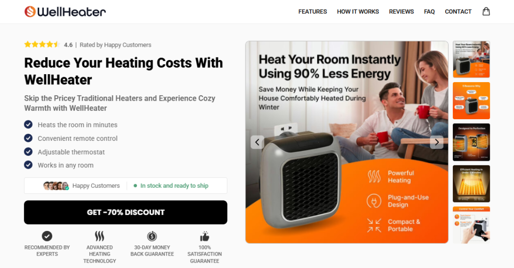 WellHeater (UK, CA, FR, NL, US, DE) Buy Now – GoShopnera